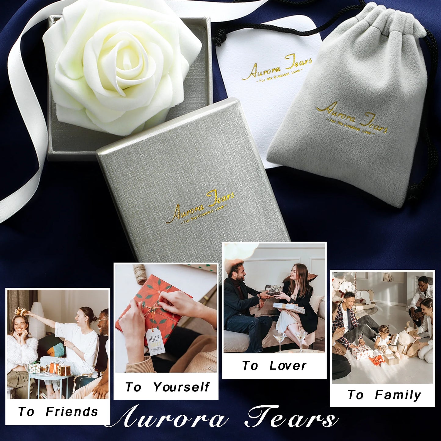 September Birthstone Necklace Women Blue Heart Necklace Sapphire Crystal CZ 925 Sterling Silver Pendant Jewelry Birthday Mother'S Day Gifts Juwaliy